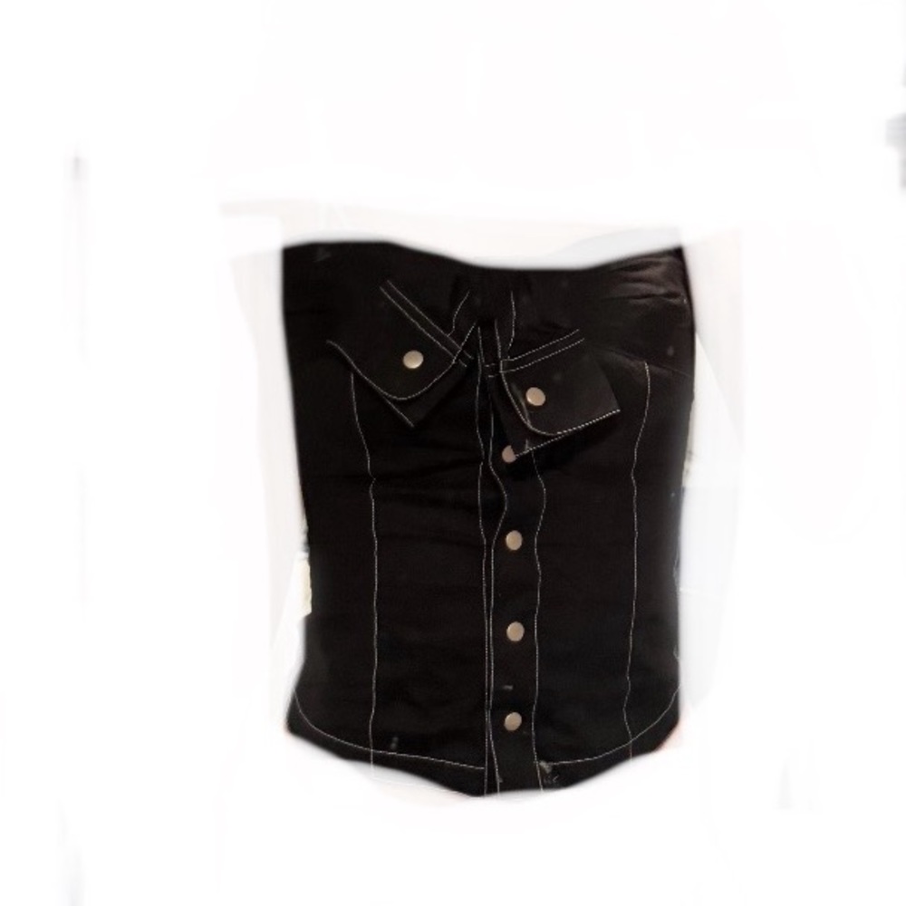 Byron Lar’s beauty mark Unique corset top with buttons